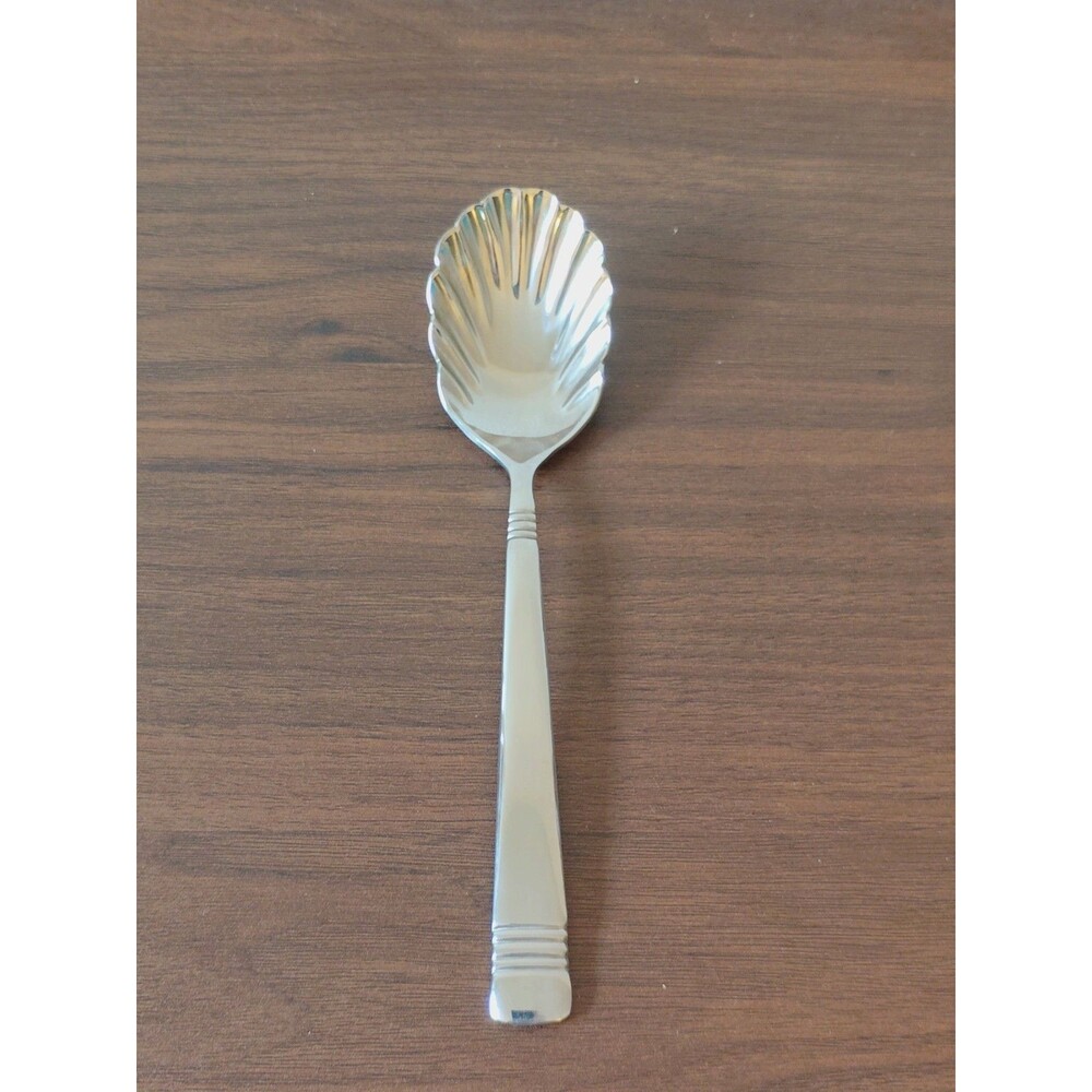 Reed & Barton Casserole Spoon Brighton Stainless 18/10 Silverware Flatware